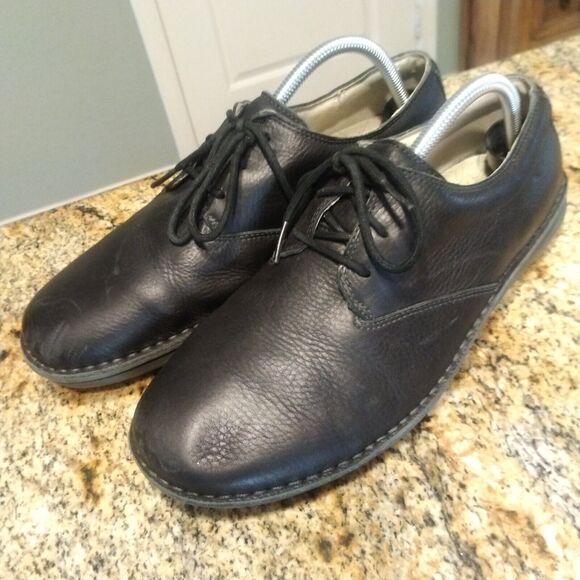 Sebago Valencia Black Men’s Lace Up Leather Oxford Loafers 822075 Sz 9.5 M - Picture 1 of 13
